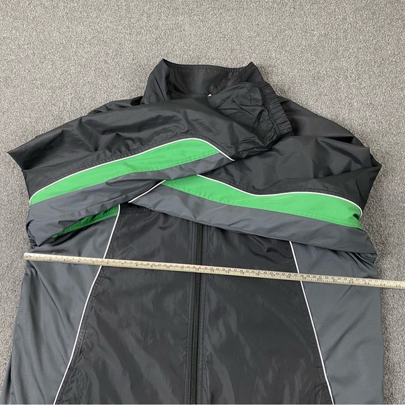 Vintage Nike Windbreaker Embroidered Swoosh Green Black Men’s Size Medium - Picture 15 of 16